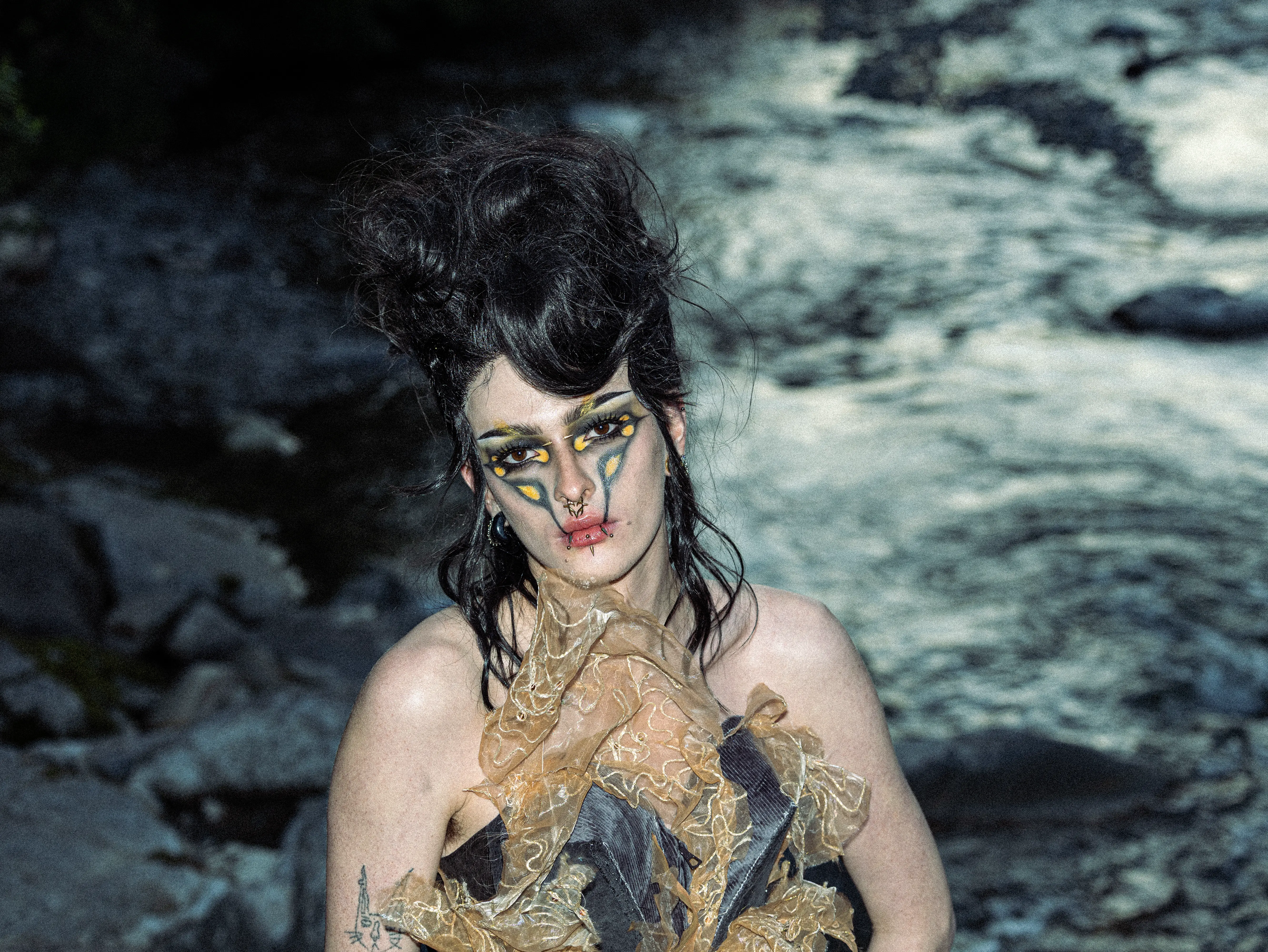 Photographie studio d'un model.