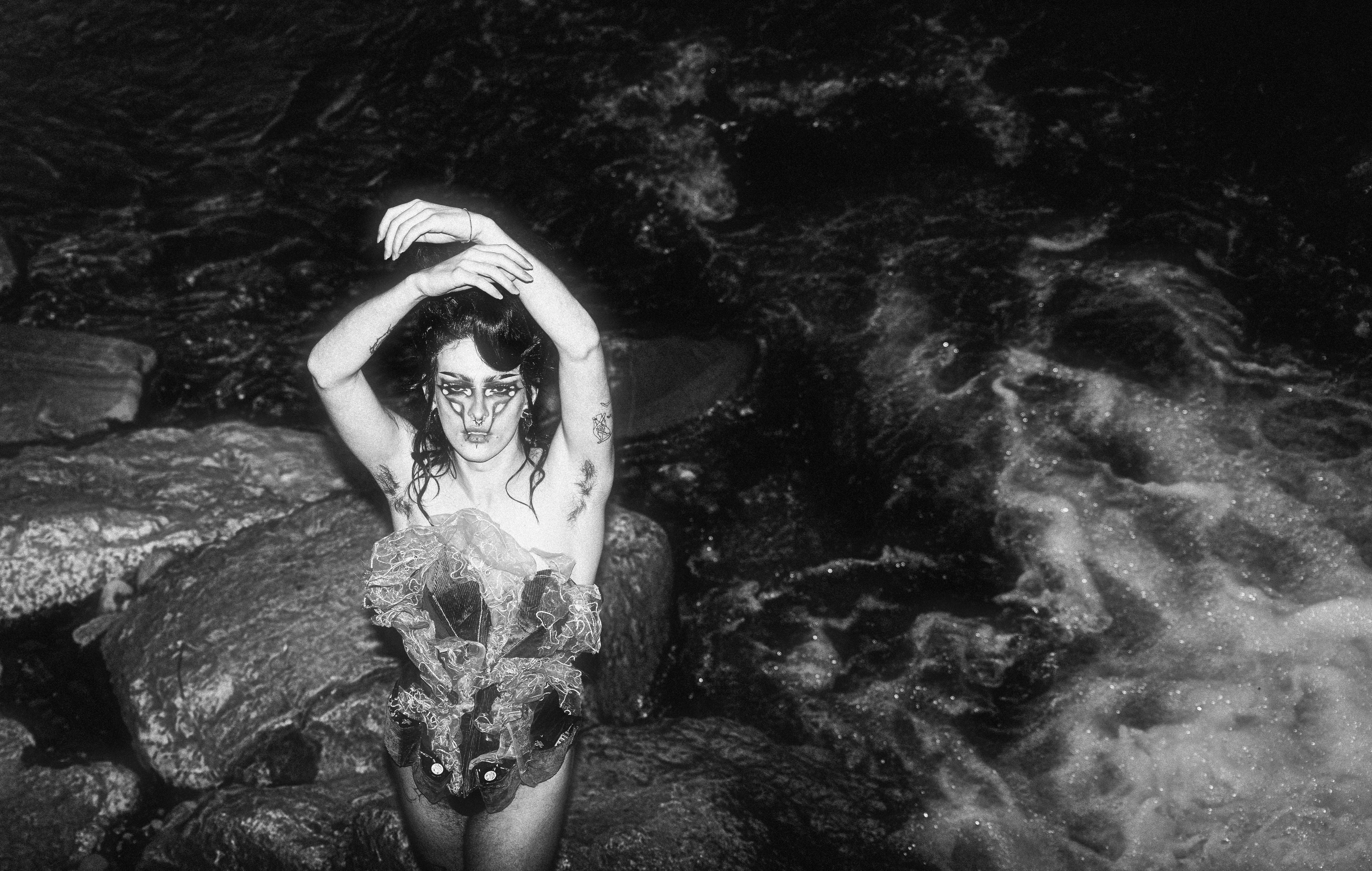 Photographie studio d'un model.