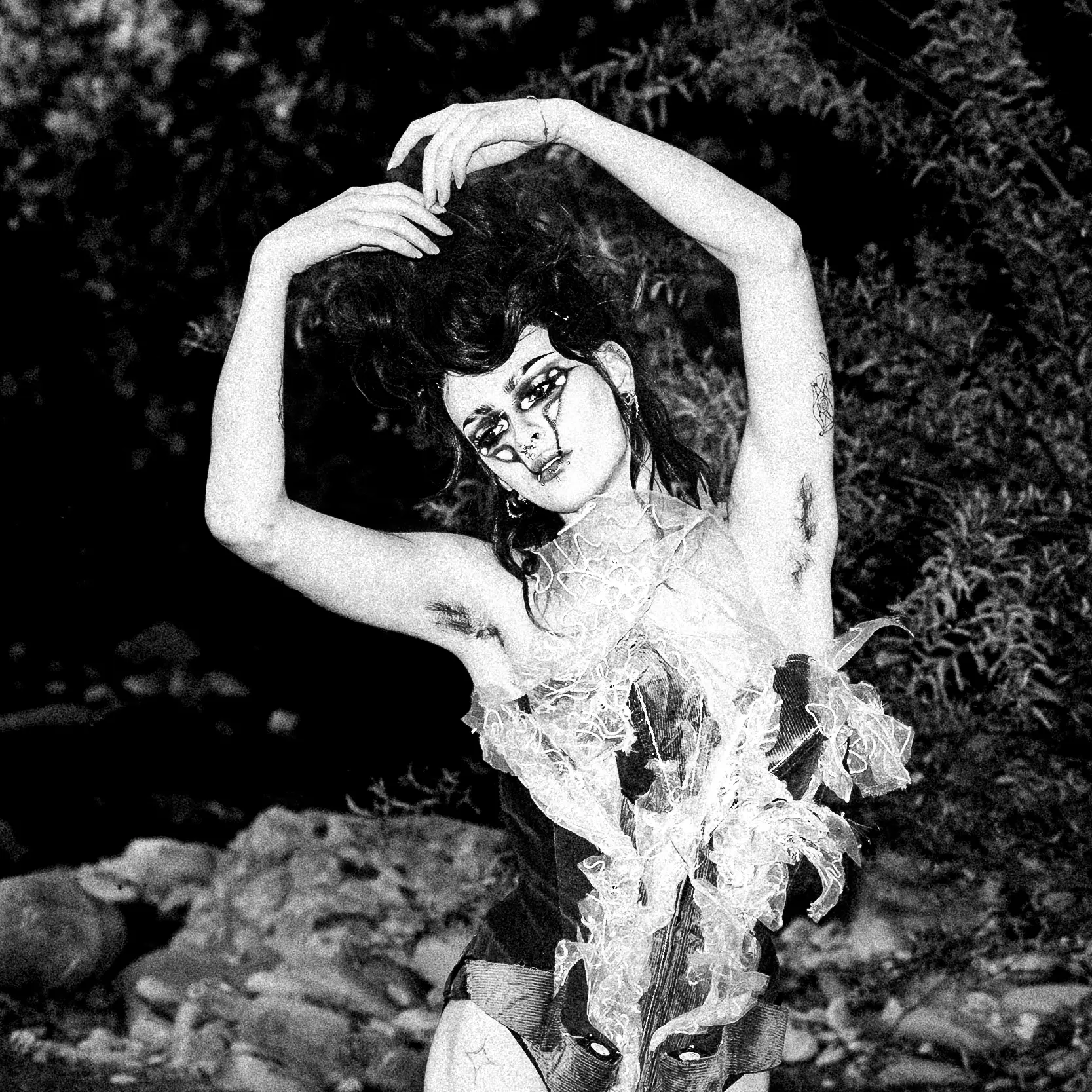 Photographie studio d'un model.