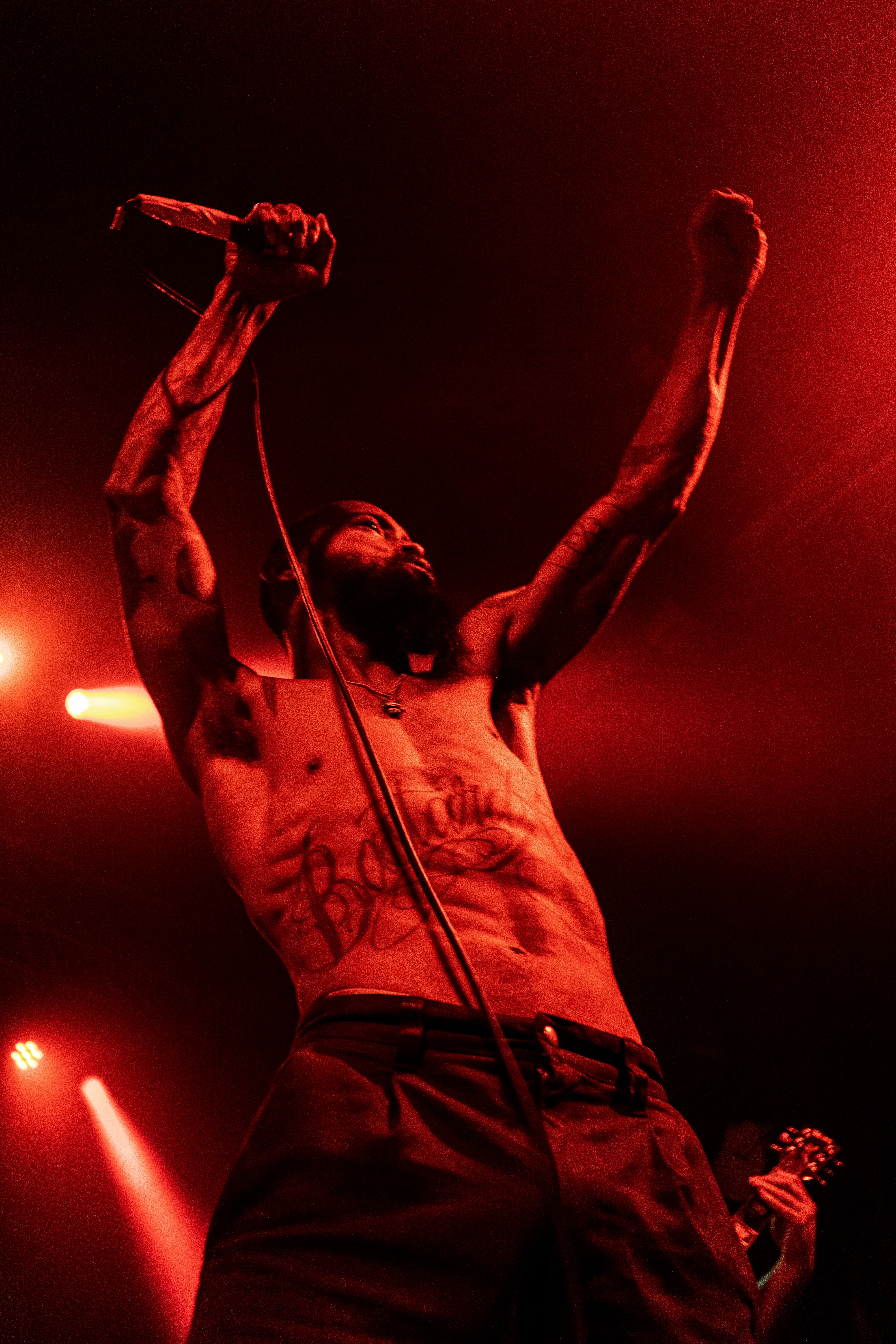 Photographie studio d'un model.