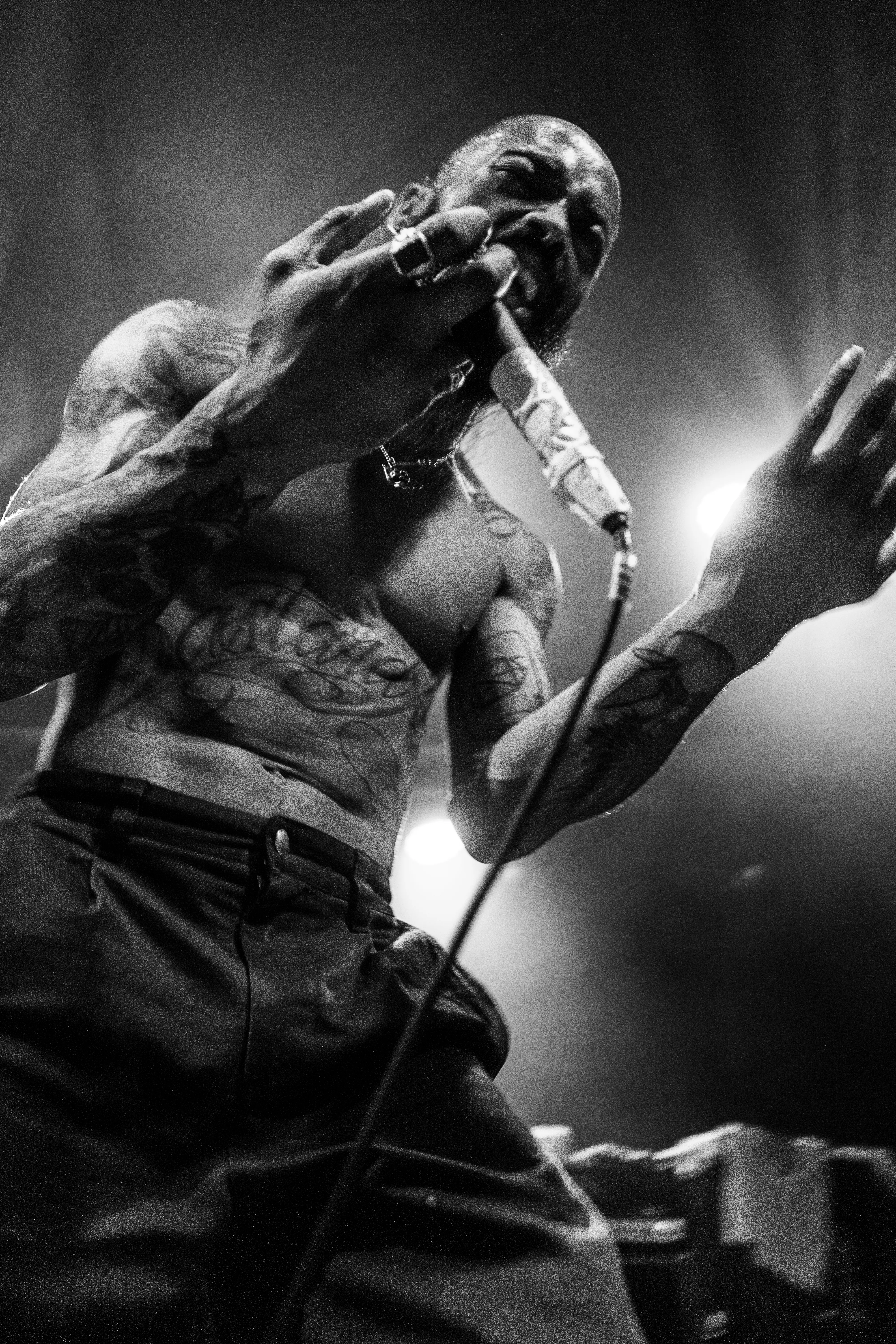 Photographie studio d'un model.