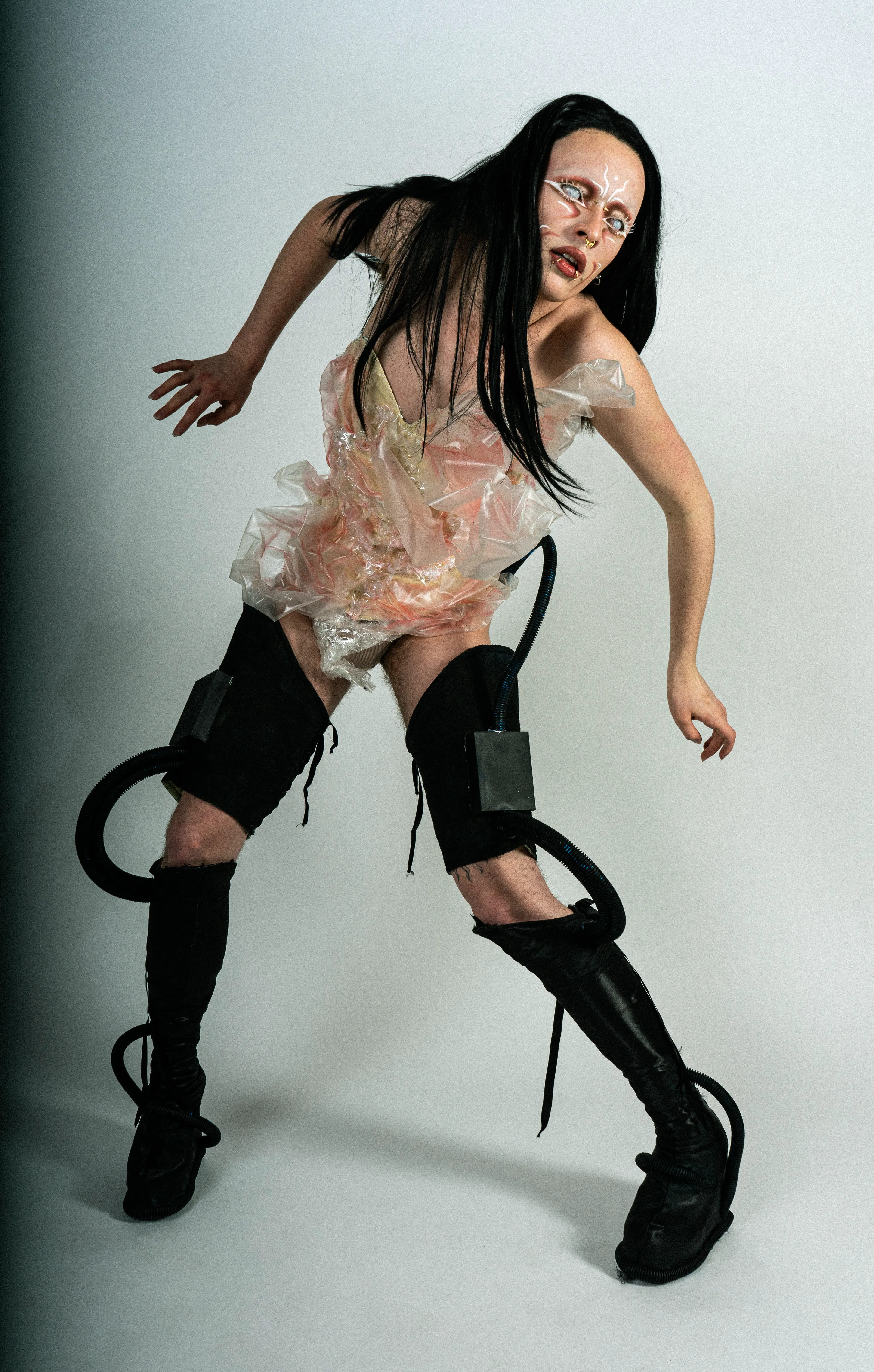 Photographie studio d'un model.